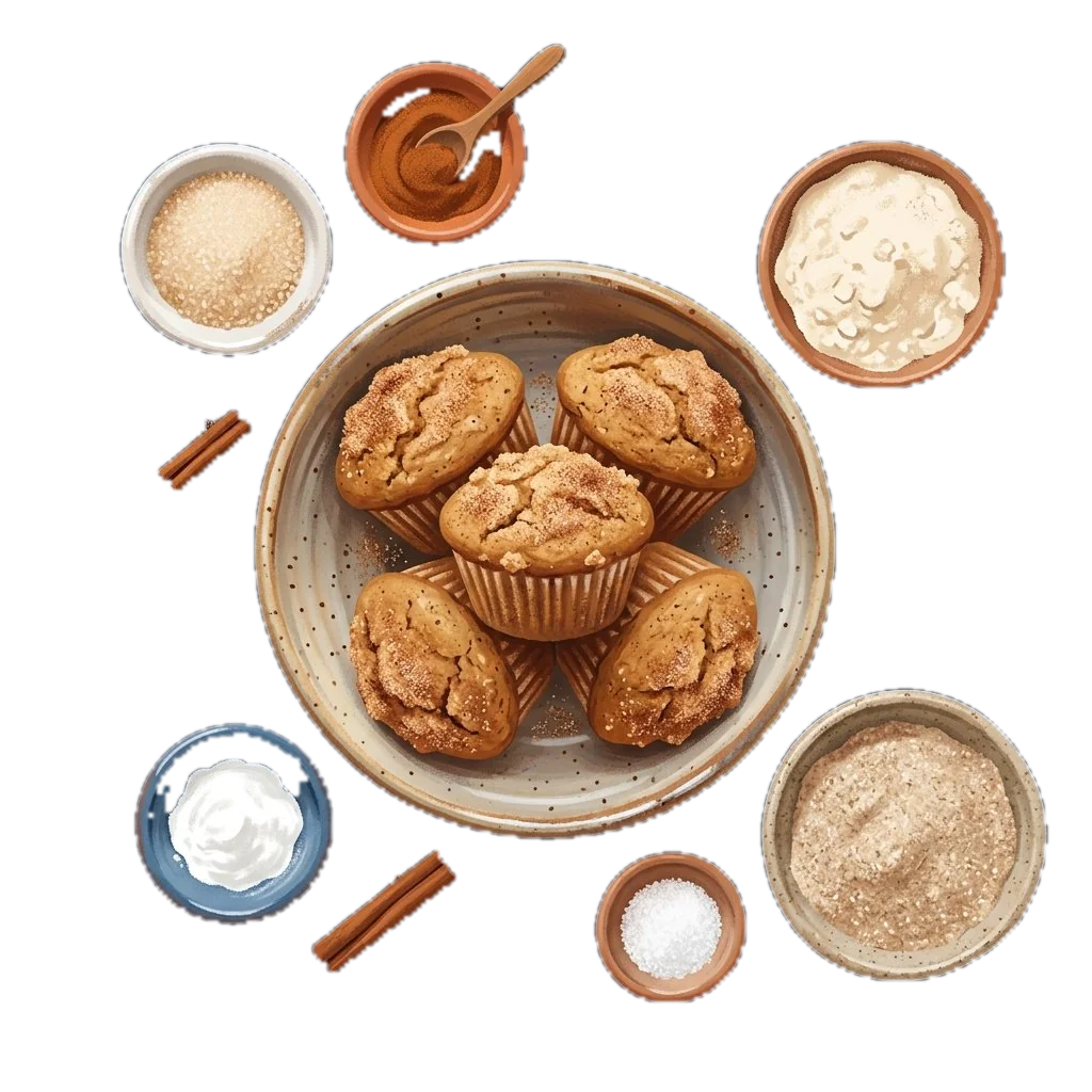 Cinnamon Whole Wheat Muffins