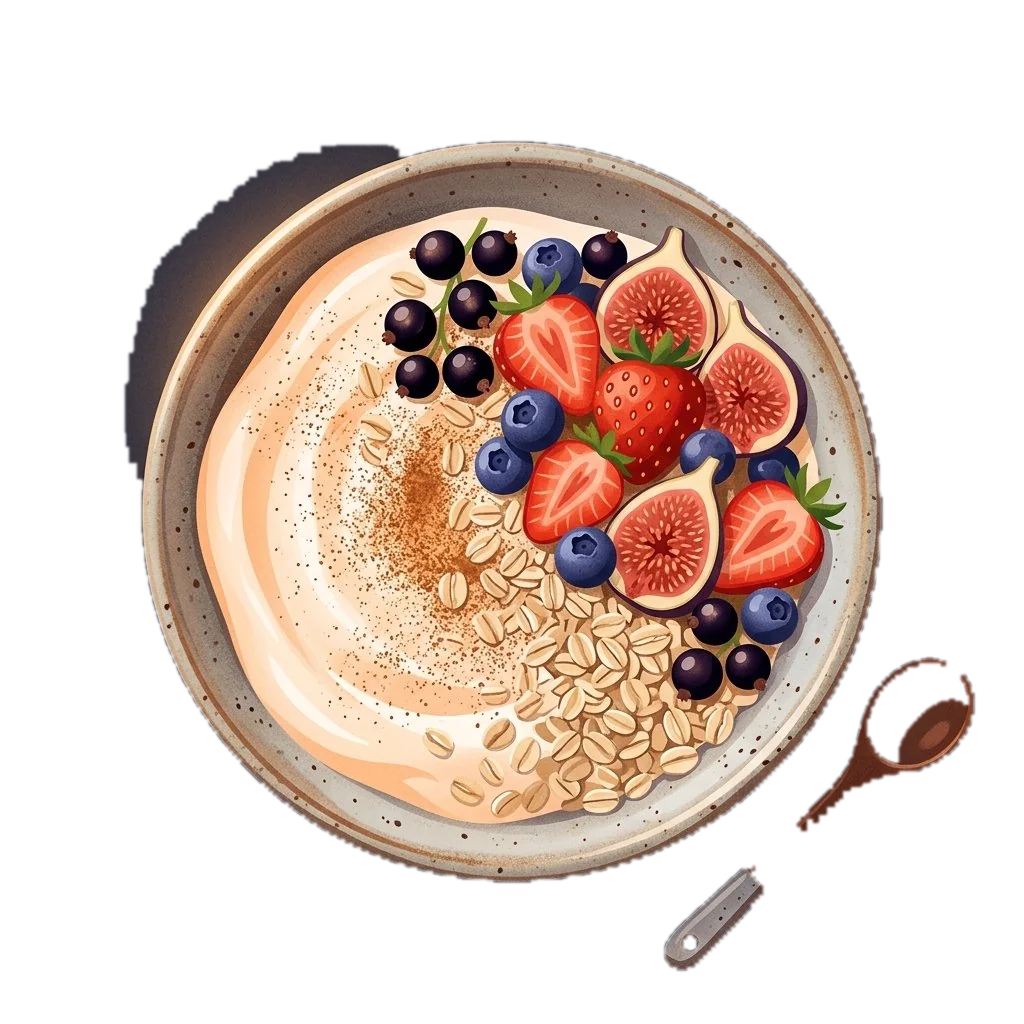 Yogurt Oat Bowl with Fruit