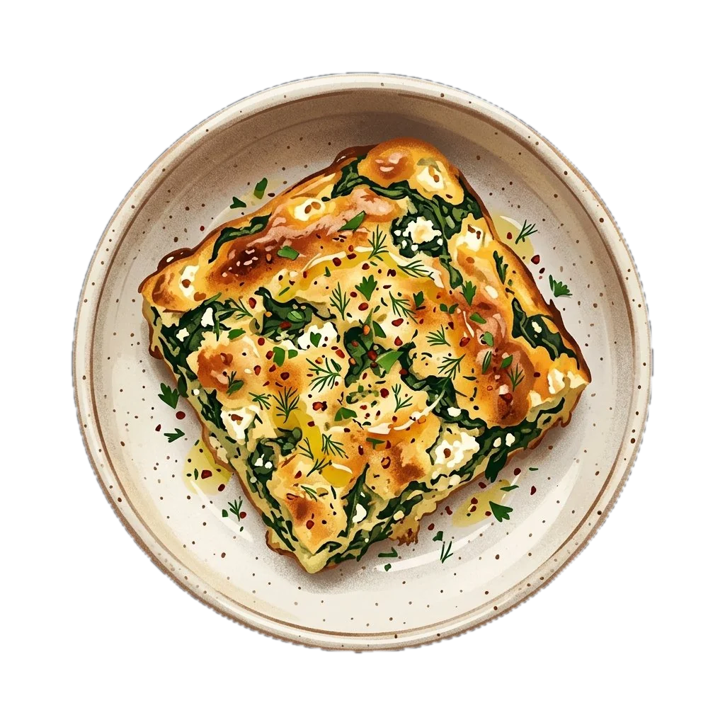 Crustless Spinach Borek