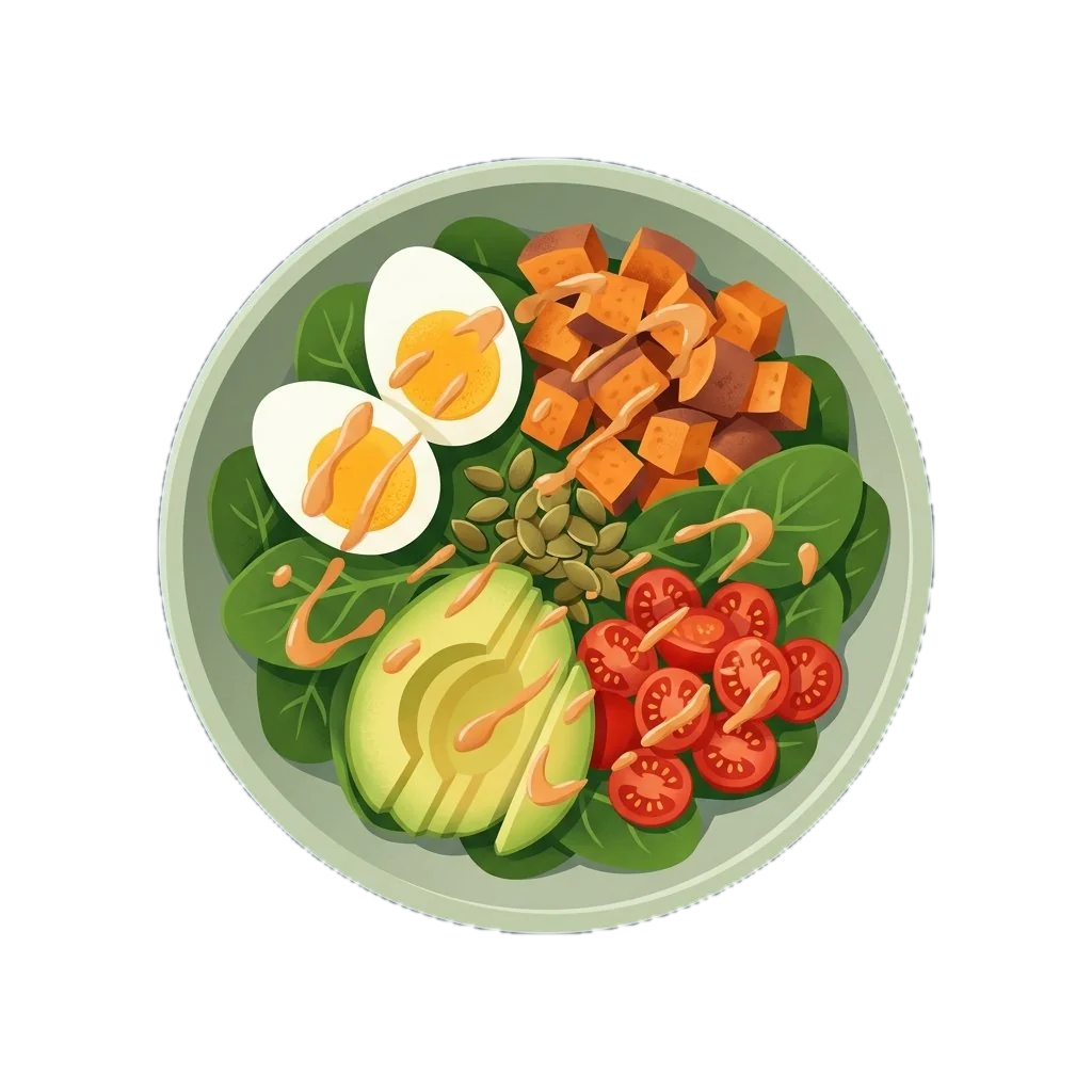 Egg & Sweet Potato Breakfast Bowl