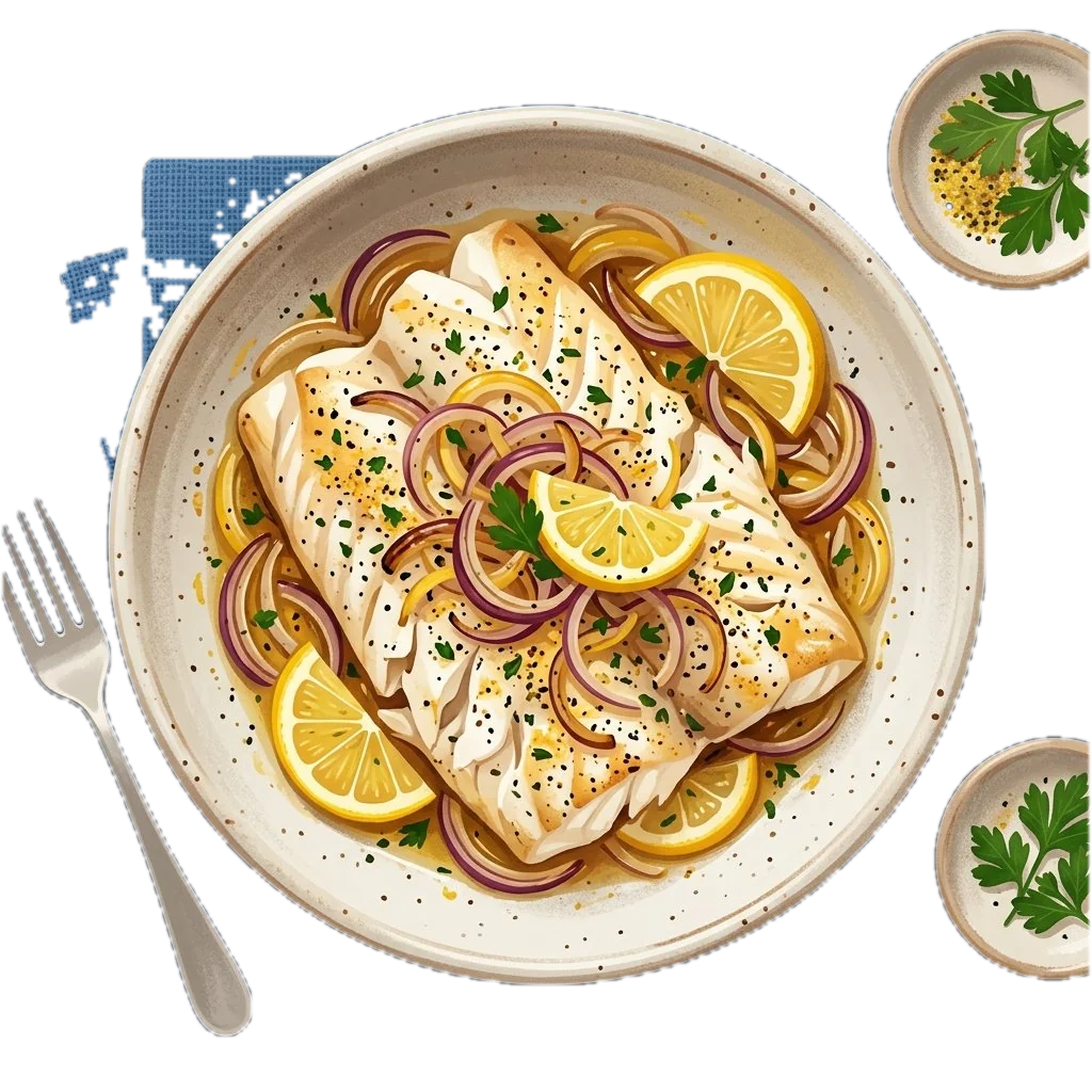 Zesty Lemon Baked Fish