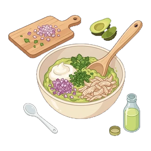 Chicken-Avocado Arepa (Arepa Reina Pepiada) — step 4