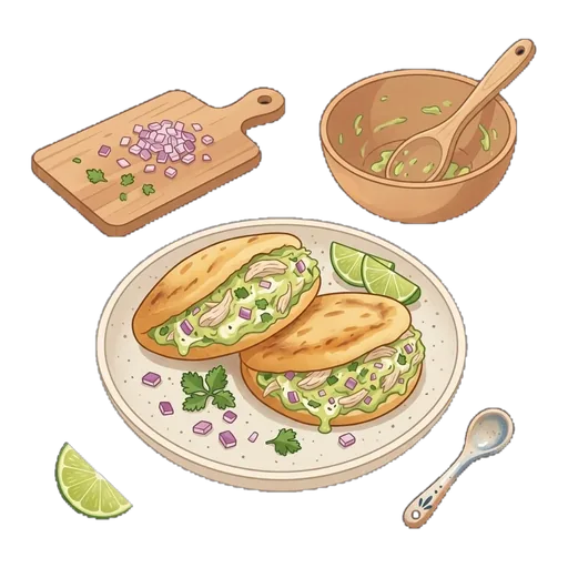Chicken-Avocado Arepa (Arepa Reina Pepiada) — step 5