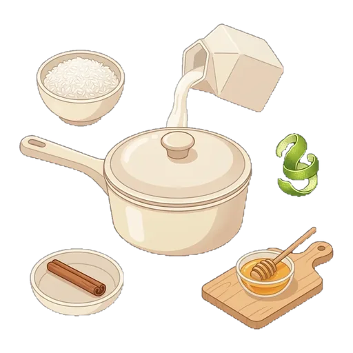 Mexican Cinnamon Rice Pudding (Arroz con Leche) — step 1