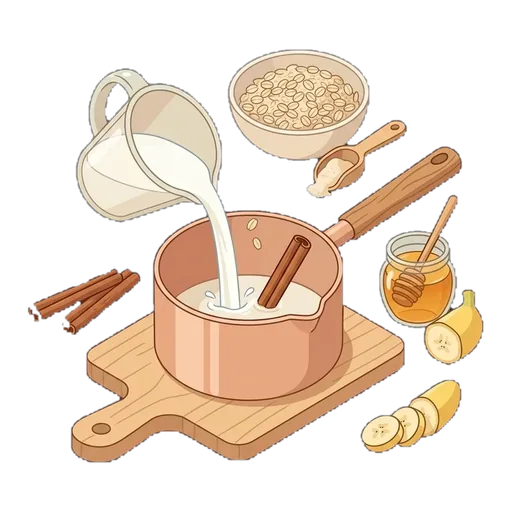 Protein Mexican Cinnamon Oatmeal (Avena con Canela) — step 1