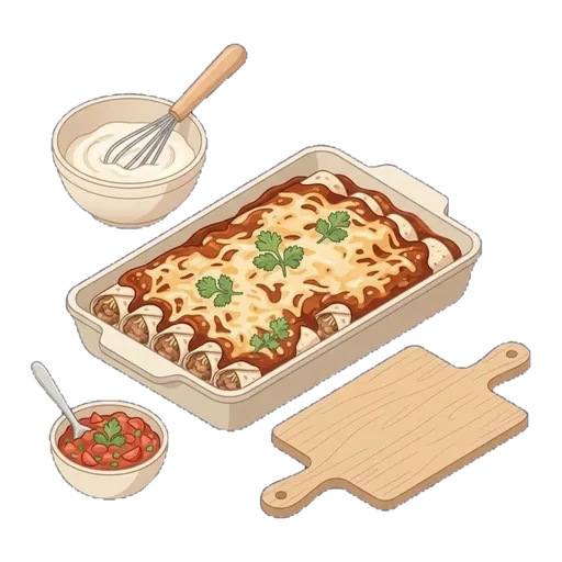 Bean Enchiladas with Yogurt Crema (Enchiladas de Frijol) — step 5