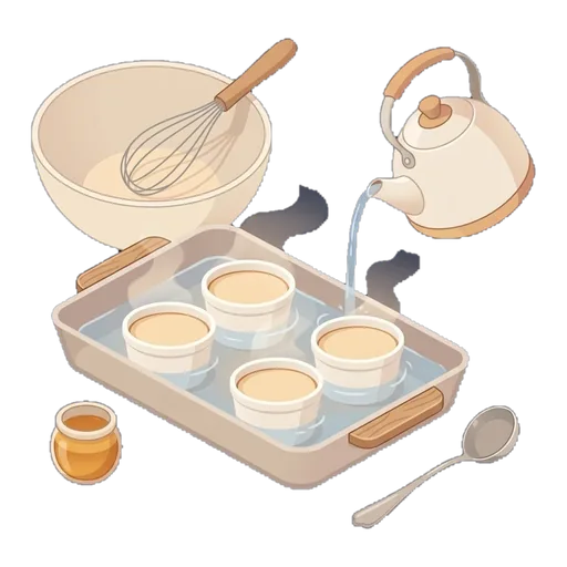 Honey Flan (Flan de Miel) — step 4