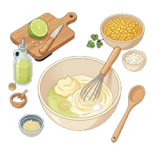 Mexican Street Corn Cup, Light (Esquites) — step 1