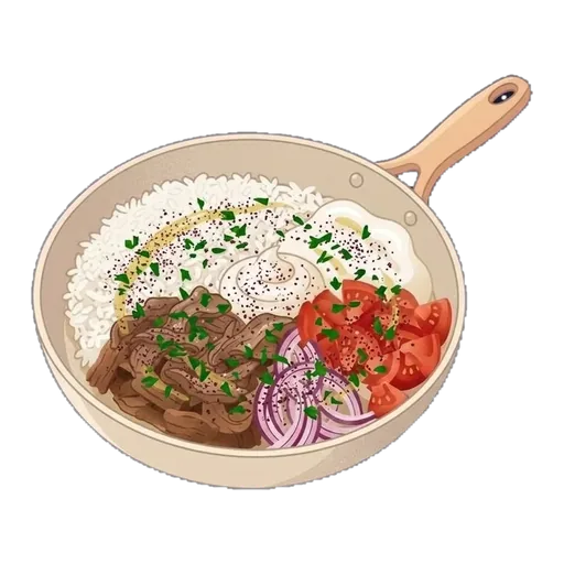 Beef Doner Rice Mass Bowl — step 4