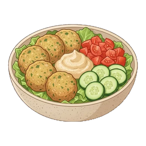 Baked Falafel Bowl — step 4