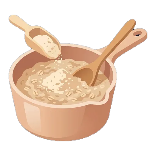 Peanut Butter Banana Mass Oat Bowl — step 2