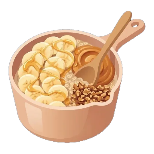 Peanut Butter Banana Mass Oat Bowl — step 4
