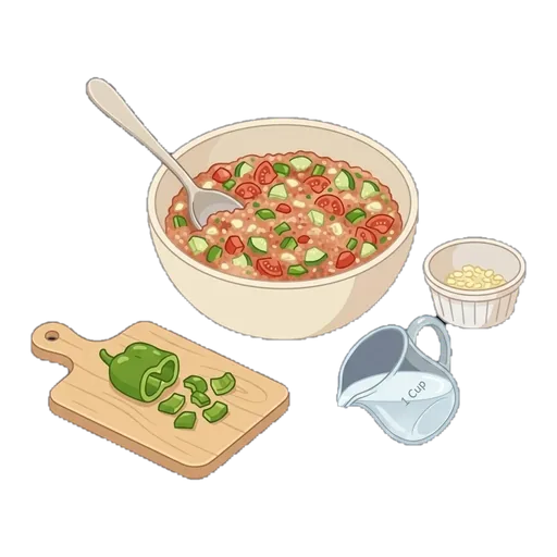 Chilled Tomato Soup (Gazpacho) — step 2