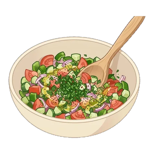 Grilled Chicken Shepherd's Salad Bowl — step 1