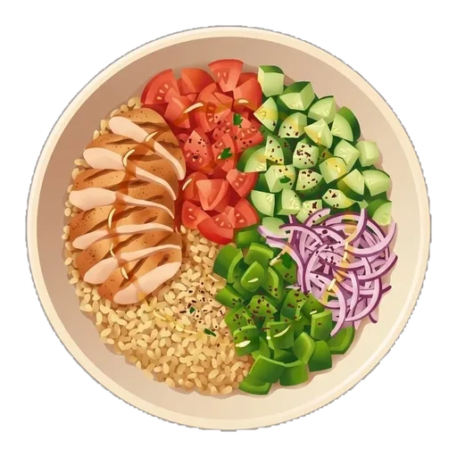 Grilled Chicken Shepherd's Salad Bowl — step 3