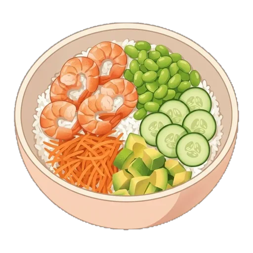 Shrimp Poke Bowl — step 2