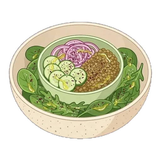 Green Lentil Bowl (Light) — step 4