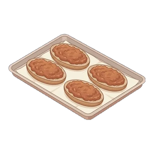 Open-Face Bean and Cheese Rolls (Molletes) — step 2