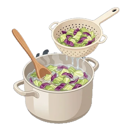 Salvadoran Pickled Cabbage Slaw (Encurtido Salvadoreño) — step 1