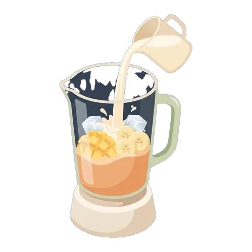 Mango Shake (Refresco de Mango) — step 1
