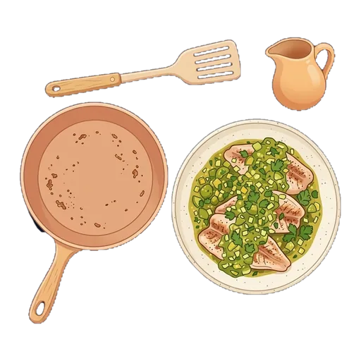 Pan-Roasted Tilapia with Tomatillo Salsa (Tilapia con Salsa Verde) — step 4