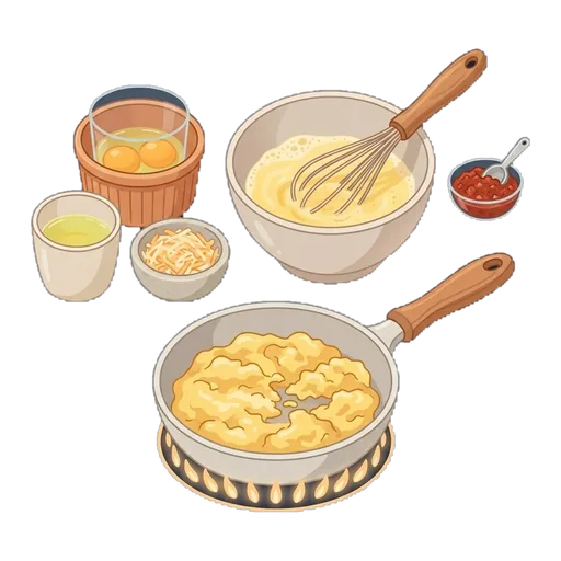 Egg Quesadilla (Quesadilla con Huevos) — step 1