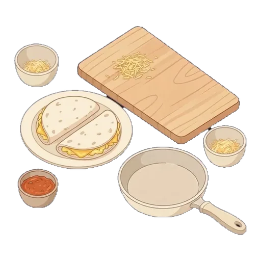 Egg Quesadilla (Quesadilla con Huevos) — step 3