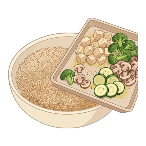 Veggie Tofu Bowl (Light) — step 3