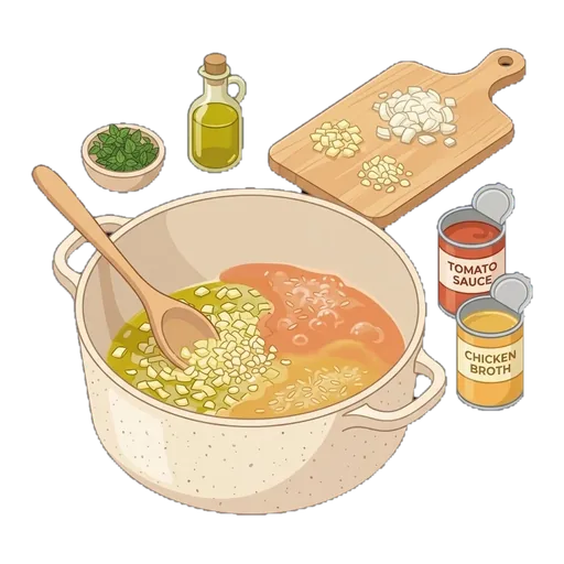 Turkey Meatball Soup (Sopa de Albóndigas) — step 2