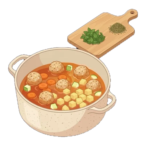 Turkey Meatball Soup (Sopa de Albóndigas) — step 4