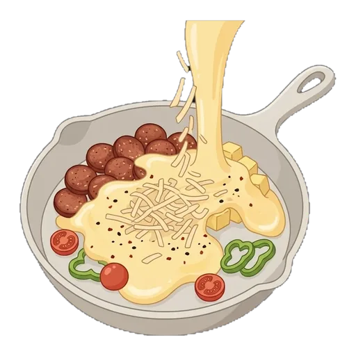Turkish Sucuk & Egg Mass Breakfast Bowl — step 2