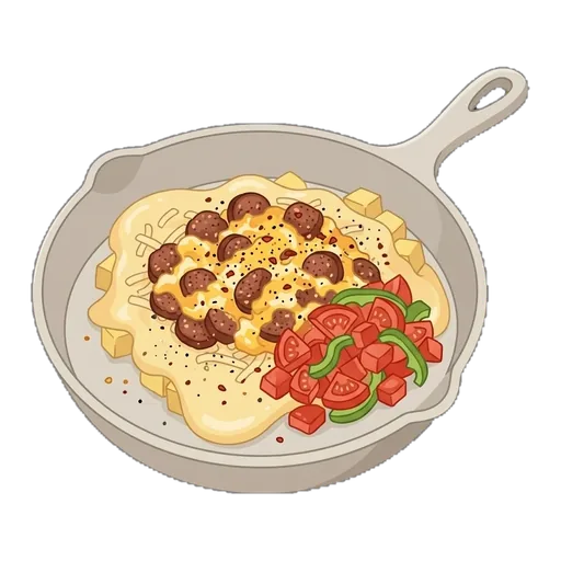 Turkish Sucuk & Egg Mass Breakfast Bowl — step 4