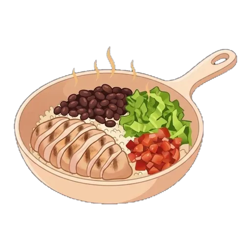 Chicken Cauliflower Rice Burrito Bowl — step 4