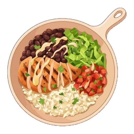 Chicken Cauliflower Rice Burrito Bowl — step 5