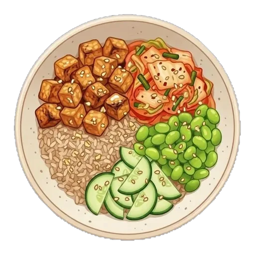 Tempeh Kimchi Rice Bowl — step 4