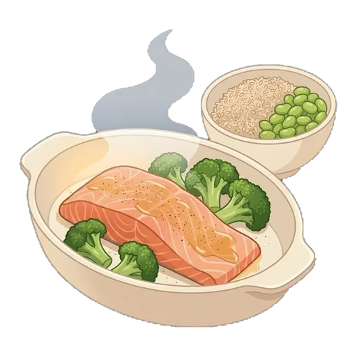 Teriyaki Salmon Rice Bowl — step 2