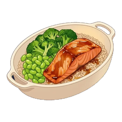 Teriyaki Salmon Rice Bowl — step 4