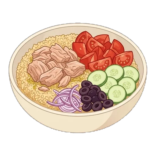 Mediterranean Tuna Bowl — step 2