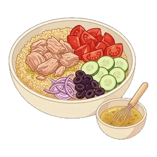 Mediterranean Tuna Bowl — step 3
